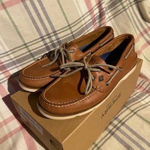 Sperry sperry leeward leather boat shoe